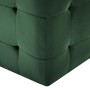 Puf 2 unidades terciopelo verde 30x30x30 cm de vidaXL, Otomanas - Ref: Foro24-278387, Precio: 83,26 €, Descuento: %