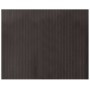 Alfombra rectangular bambú marrón oscuro 80x100 cm en Alfombras | Comprar online en Foru.es