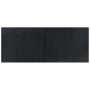 Alfombra rectangular bambú negro 80x200 cm en Alfombras | Comprar online en Foru.es