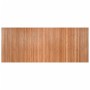 Alfombra rectangular bambú color natural 80x200 cm en Alfombras | Comprar online en Foru.es