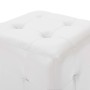 Puf 2 unidades cuero sintético blanco 30x30x30 cm de vidaXL, Otomanas - Ref: Foro24-278389, Precio: 74,26 €, Descuento: %