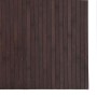 Alfombra rectangular bambú marrón oscuro 80x200 cm en Alfombras | Comprar online en Foru.es