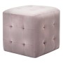 Puf 2 unidades terciopelo rosa 30x30x30 cm de vidaXL, Otomanas - Ref: Foro24-278388, Precio: 85,29 €, Descuento: %