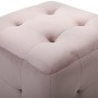 Puf 2 unidades terciopelo rosa 30x30x30 cm de vidaXL, Otomanas - Ref: Foro24-278388, Precio: 85,29 €, Descuento: %