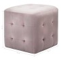 Puf 2 unidades terciopelo rosa 30x30x30 cm de vidaXL, Otomanas - Ref: Foro24-278388, Precio: 85,29 €, Descuento: %