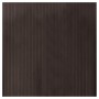 Alfombra rectangular bambú marrón oscuro 100x100 cm en Alfombras | Comprar online en Foru.es