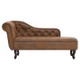 Diván de piel de ante artificial marrón de vidaXL, Divanes - Ref: Foro24-281278, Precio: 492,42 €, Descuento: %