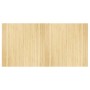 Alfombra rectangular bambú color natural claro 100x200 cm en Alfombras | Comprar online en Foru.es