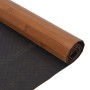 Alfombra rectangular bambú marrón 100x300 cm en Alfombras | Comprar online en Foru.es