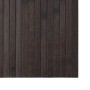 Alfombra rectangular bambú marrón oscuro 100x300 cm en Alfombras | Comprar online en Foru.es