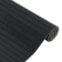 Alfombra rectangular bambú negro 100x400 cm en Alfombras | Comprar online en Foru.es