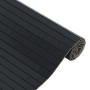 Alfombra rectangular bambú negro 100x500 cm en Alfombras | Comprar online en Foru.es