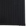 Alfombra rectangular bambú negro 60x200 cm en Alfombras | Comprar online en Foru.es