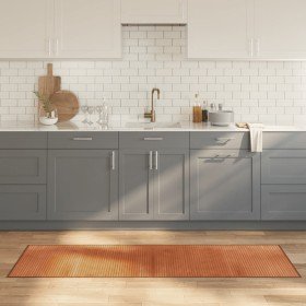 Alfombra rectangular bambú marrón 60x200 cm en Alfombras | Comprar online en Foru.es