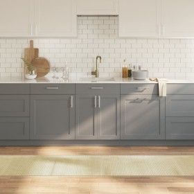 Alfombra rectangular bambú color natural claro 60x300 cm en Alfombras | Comprar online en Foru.es