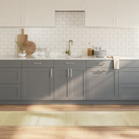 Alfombra rectangular bambú color natural claro 60x400 cm en Alfombras | Comprar online en Foru.es