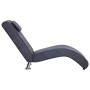 Diván con almohada de piel de ante artificial gris de vidaXL, Divanes - Ref: Foro24-281283, Precio: 199,43 €, Descuento: %