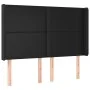 Box spring bed with mattress and LED black synthetic leather 140x190 cm by vidaXL, Beds and slatted bases - Ref: Foro24-31392...