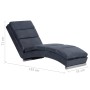 Diván de piel de ante artificial gris de vidaXL, Divanes - Ref: Foro24-281295, Precio: 218,70 €, Descuento: %