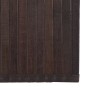 Alfombra rectangular bambú marrón oscuro 70x200 cm en Alfombras | Comprar online en Foru.es