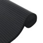 Alfombra rectangular bambú negro 70x500 cm en Alfombras | Comprar online en Foru.es
