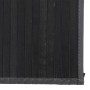Alfombra rectangular bambú negro 80x100 cm en Alfombras | Comprar online en Foru.es