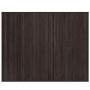 Alfombra rectangular bambú marrón oscuro 80x100 cm en Alfombras | Comprar online en Foru.es
