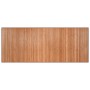 Alfombra rectangular bambú color natural 80x200 cm en Alfombras | Comprar online en Foru.es