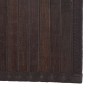Alfombra rectangular bambú marrón oscuro 80x200 cm en Alfombras | Comprar online en Foru.es