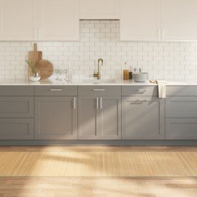 Alfombra rectangular bambú color natural claro 80x300 cm en Alfombras | Comprar online en Foru.es