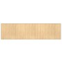 Alfombra rectangular bambú color natural claro 80x300 cm en Alfombras | Comprar online en Foru.es