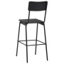 Taburetes de cocina 2 uds madera contrachapada y acero negro de vidaXL, Taburetes de cocina - Ref: Foro24-280081, Precio: 215...