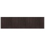 Alfombra rectangular bambú marrón oscuro 80x300 cm en Alfombras | Comprar online en Foru.es