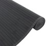 Alfombra rectangular bambú gris 80x400 cm en Alfombras | Comprar online en Foru.es