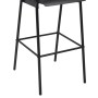 Taburetes de cocina 2 uds madera contrachapada y acero negro de vidaXL, Taburetes de cocina - Ref: Foro24-280081, Precio: 215...