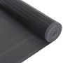 Alfombra rectangular bambú negro 80x500 cm en Alfombras | Comprar online en Foru.es