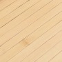 Alfombra rectangular bambú color natural claro 80x1000 cm en Alfombras | Comprar online en Foru.es