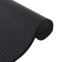 Alfombra rectangular bambú negro 100x200 cm en Alfombras | Comprar online en Foru.es
