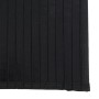 Alfombra rectangular bambú negro 100x200 cm en Alfombras | Comprar online en Foru.es
