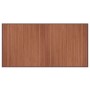 Alfombra rectangular bambú marrón 100x200 cm en Alfombras | Comprar online en Foru.es