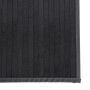 Alfombra rectangular bambú gris 100x200 cm en Alfombras | Comprar online en Foru.es