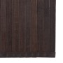 Alfombra rectangular bambú marrón oscuro 100x200 cm en Alfombras | Comprar online en Foru.es