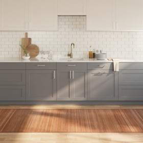 Alfombra rectangular bambú color natural 100x300 cm en Alfombras | Comprar online en Foru.es