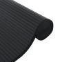 Alfombra rectangular bambú negro 100x1000 cm en Alfombras | Comprar online en Foru.es