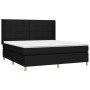 Cama box spring colchón y luces LED tela negro 180x200 cm de vidaXL, Camas y somieres - Ref: Foro24-3138895, Precio: 654,20 €...