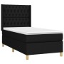 Cama box spring colchón y luces LED tela negro 100x200 cm de vidaXL, Camas y somieres - Ref: Foro24-3139095, Precio: 373,29 €...