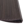 Alfombra redonda bambú marrón oscuro 100 cm en Alfombras | Comprar online en Foru.es