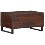 Mesa de centro madera maciza mango marrón 80x51x40 cm en Mesas de centro | Comprar online en Foru.es