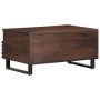 Mesa de centro madera maciza mango marrón 80x55x40 cm en Mesas de centro | Comprar online en Foru.es