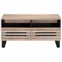 Mesa de centro de madera maciza de mango 80x55x40 cm en Mesas de centro | Comprar online en Foru.es